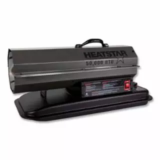 HeatStar Portable Kerosene Forced-Air Heater, F105500, 50000 Btu/h, 4 gal, 110 V to 115 V, Heater Only