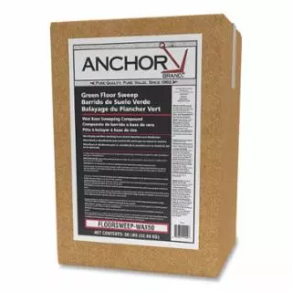 Wax-Based Floor Sweeping Compound, Green, 50 LB/BX