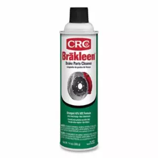 Brake Parts Cleaner, 14 oz Aerosol Can, Solvent Odor, Non-Chlorinated, Less Than 45% VOC