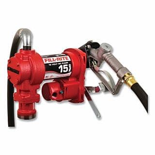 Fuel Transfer Pump, 1200 Series, Heavy Duty, 12V DC, 15 GPM, Manual Nozzle