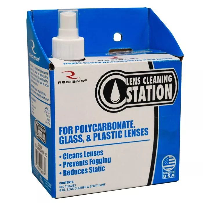 Radians Lens Cleaning Station - Small - 8 oz Solution and 600 Wipes