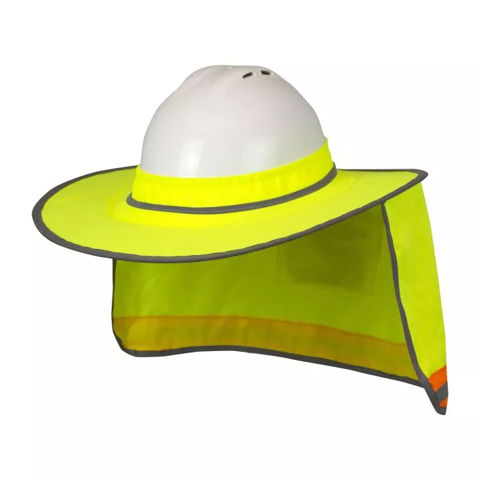 Radians Hi-Vis Collapsible Hard Hat Shade - Green