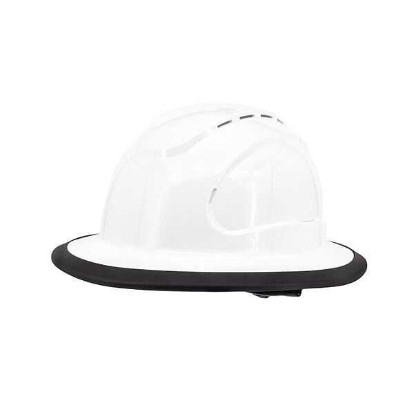 Radians THE JUDGE™ RHJ6V 6-Point Ratchet Vented Type I Full Brim Hard Hat - White
