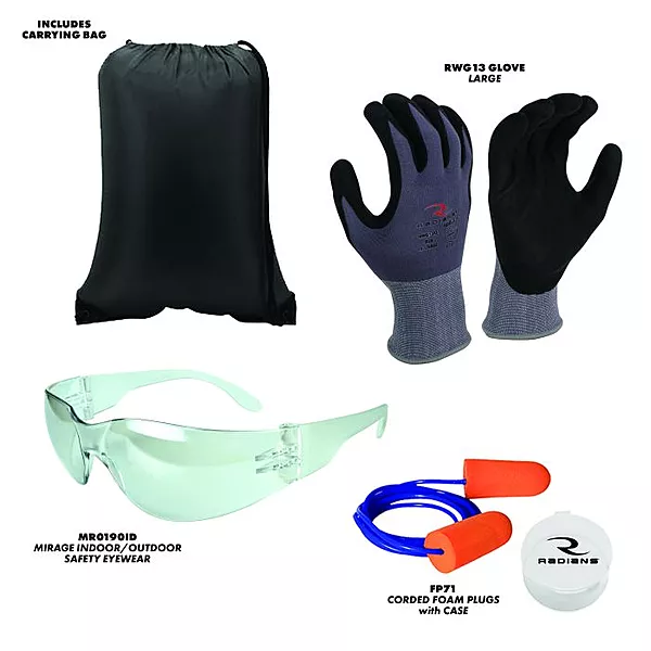 Radians Base Starter Kit - Size L Glove, Bag