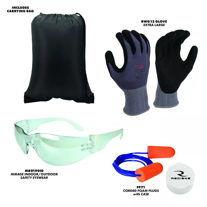 Radians Base Starter Kit - Size XL Glove, Bag
