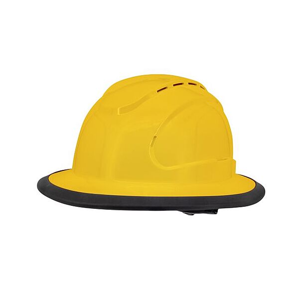 Radians THE JUDGE™ RHJ6V 6-Point Ratchet Vented Type I Full Brim Hard Hat - Yellow