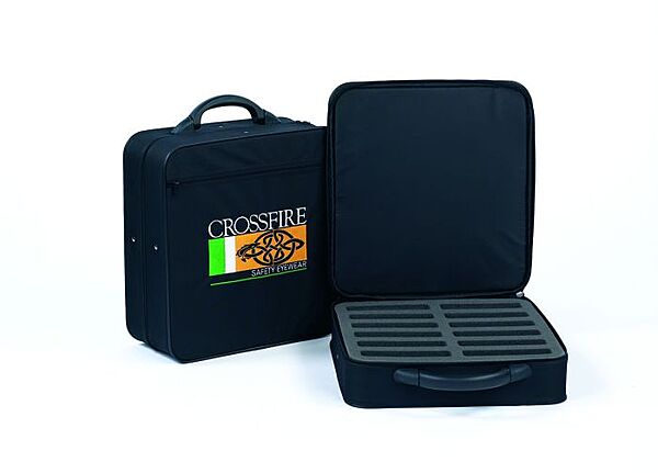 Crossfire Safety Eyewear Sample Case - 12 Piece Capacity