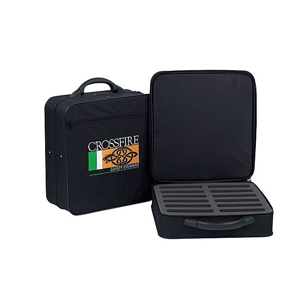 Crossfire Safety Eyewear Sample Case - 24 Piece Capacity
