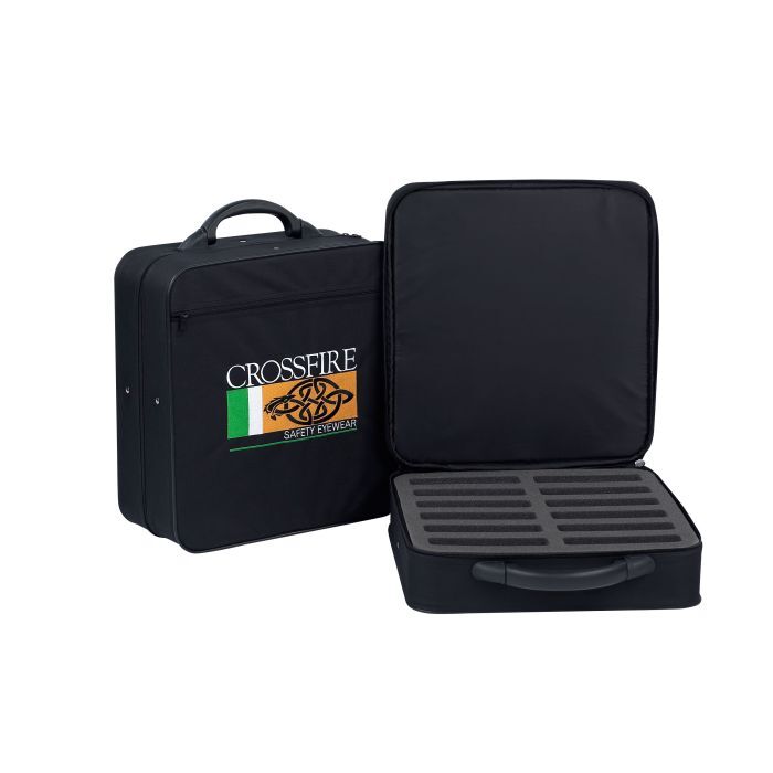 Crossfire Safety Eyewear Sample Case - 24 Piece Capacity