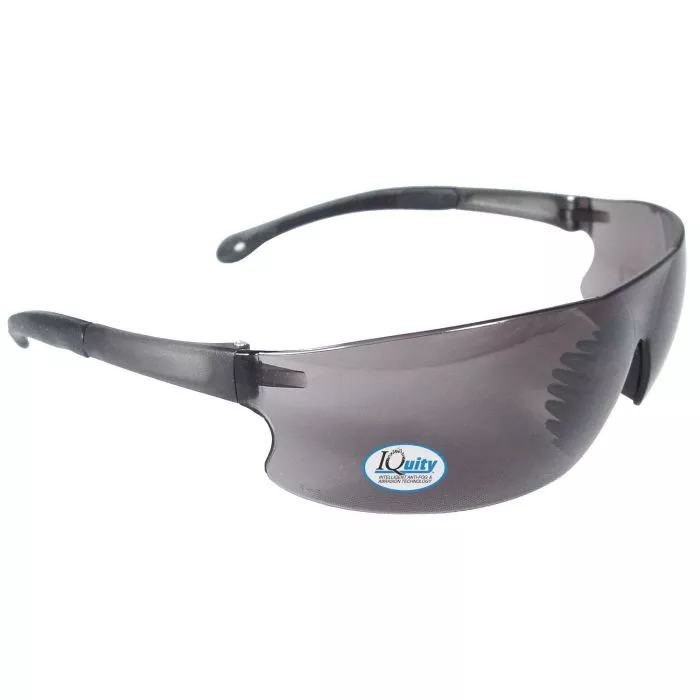 Radians Rad-Sequel™ IQ - IQuity Anti-Fog Safety Eyewear - Smoke Frame - Smoke IQ Anti-Fog Lens