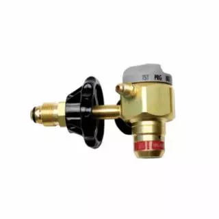 VN Series HVAC Nitrogen-Purging Regulator/Flowmeter, 35 to 25 SCFH Purge/3 to 6 SCFH Braze, 5-1/2 in L, CGA-580 - 312-VN-500
