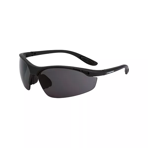 Crossfire Talon Magnifier Safety Eyewear - Matte Black Frame - Smoke Lens - 1.5 Diopter