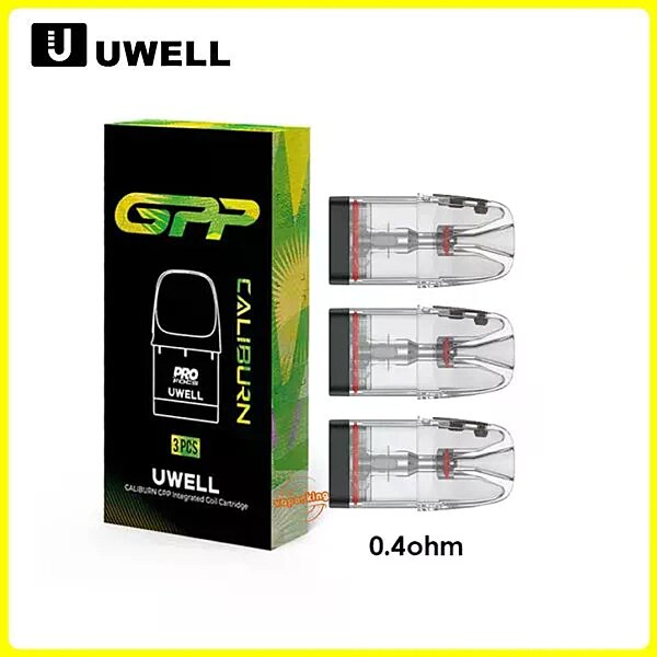 Uwell Caliburn GPP 0.4 Ohm Integrated Coil Cartridge Vape Original - Hachi Tobacco Dubai UAE