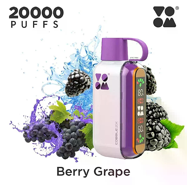 Voom 20K Berry Grape Disposable Vape Original - Hachi Tobacco Dubai UAE