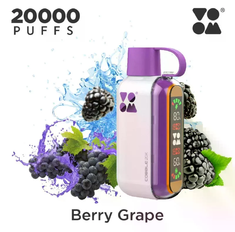 Voom 20K Berry Grape Disposable Vape Original - Hachi Tobacco Dubai UAE