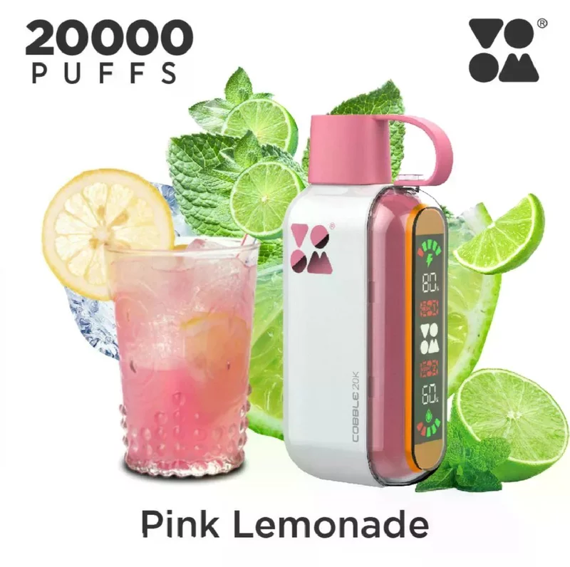 Voom 20K Pink Lemonade Disposable Vape Original - Hachi Tobacco Dubai UAE