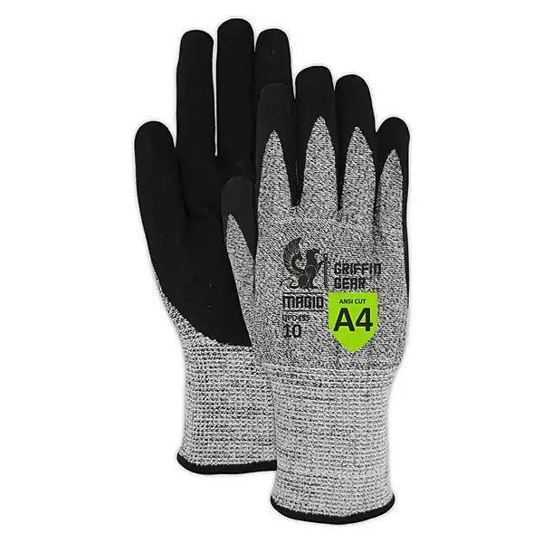 Magid® Griffin Gear® NitriX® Grip Technology Coated Work Gloves — ANSI Cut Level A4