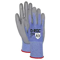 Magid® D-ROC® GPD267 Polyurethane Palm Coated Touchscreen Gloves - Cut Level A3 (Shrink-Wrapped For Vending)