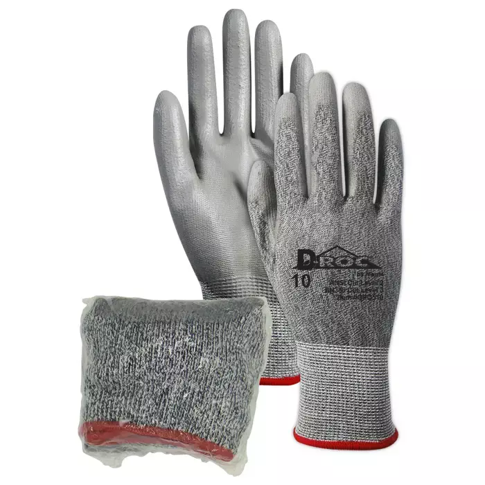 Magid GPD510 D-ROC® Polyurethane Palm Coated Gloves - Cut Level 2 (Shrink-Wrapped for Vending Use)