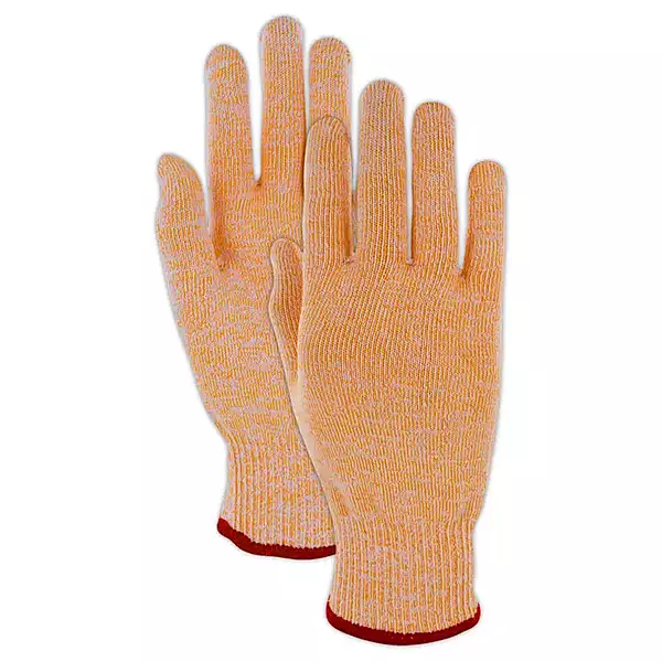 Magid® D-ROC® DX100 13-Gauge Hi-Vis Orange Cut-Resistant Gloves - Cut Level A4 - (FOLDED FOR VENDING)