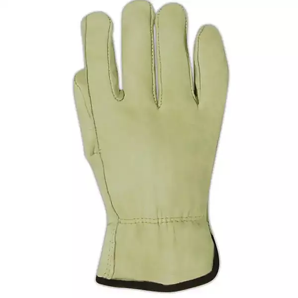 Magid RoadMaster Tan 100% Cow Grain Leather Driver Glove (Shrink Wrapped For Vending Use)