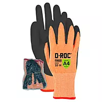 Magid D-ROC® 13-gauge TriTek Palm® Coated Glove - Cut Level A4 (Shrink-Wrapped for Vending Use)