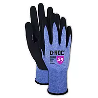 Magid® D-ROC® AeroDex® 18-Gauge Extremely Lightweight VersaTek Grip™ Palm Coated Work Glove – Cut Level A6