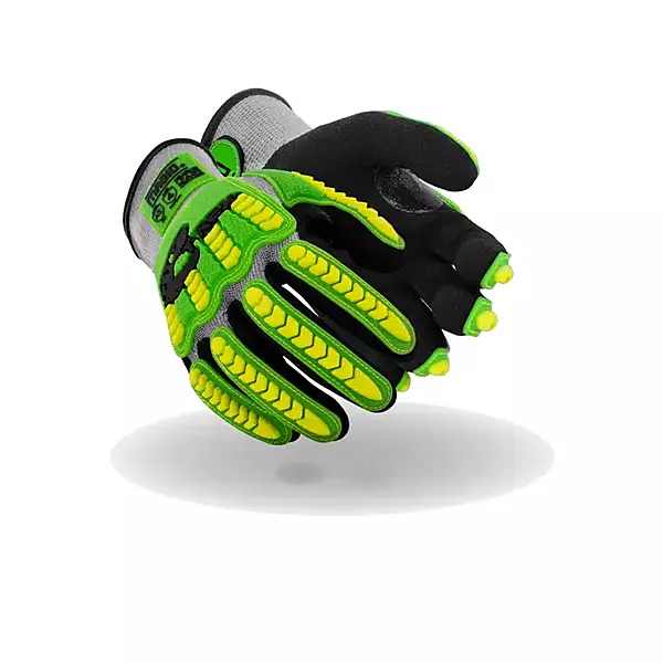 Magid® T-REX® Lightweight NitriX® Grip Technology Palm Coated Impact Glove — ANSI Cut Level A5