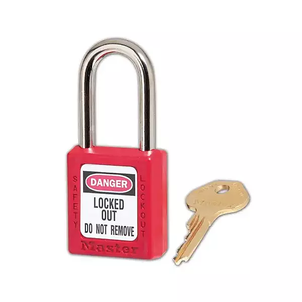 Master Lock® Zenex™ 410RED Thermoplastic Safety Padlock