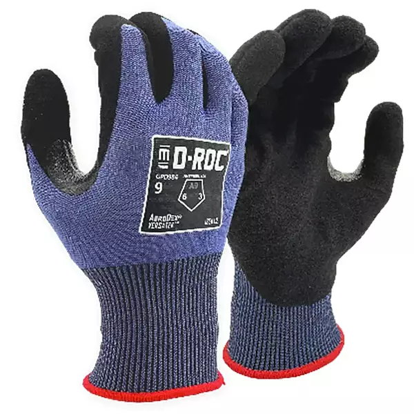 Magid® AeroDex® Cut Resistant Work Gloves with VersaTek Grip® Palm Coating and Touchscreen Compatibility — ANSI Cut Level A9