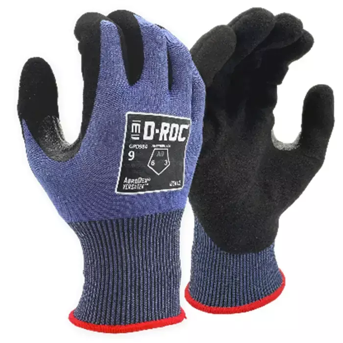 Magid® AeroDex® Cut Resistant Work Gloves with VersaTek Grip® Palm Coating and Touchscreen Compatibility — ANSI Cut Level A9