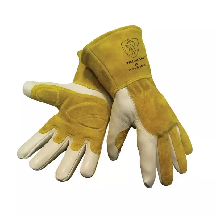 Tillman 52 Grain/Split Cowhide MIG Glove with Anti-Vibration Protection