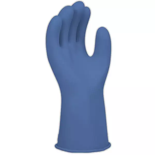 Salisbury by Honeywell E011 11" Class 0 Blue Rubber Linemen's Electrical Gloves