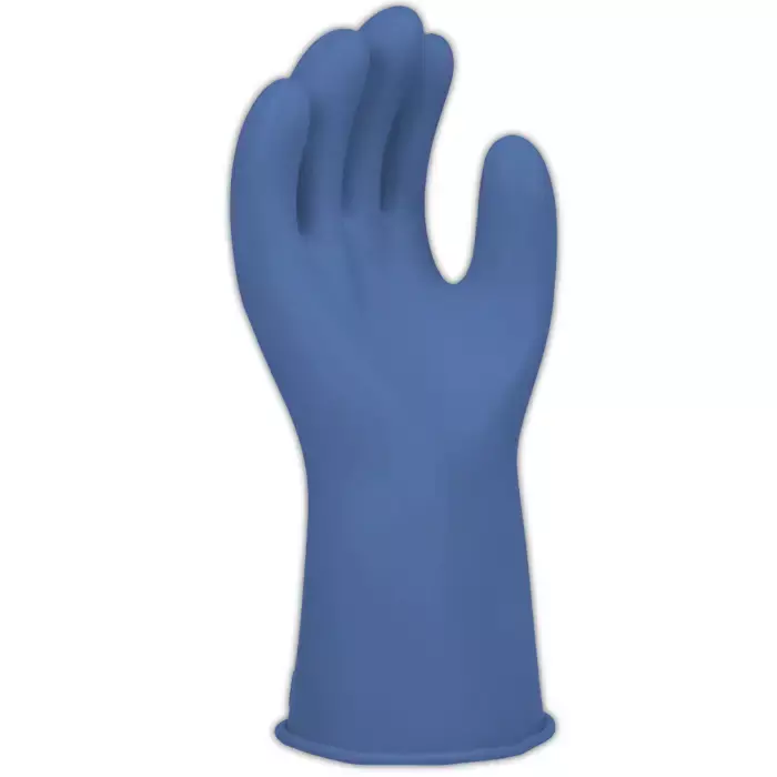 Salisbury by Honeywell E011 11" Class 0 Blue Rubber Linemen's Electrical Gloves
