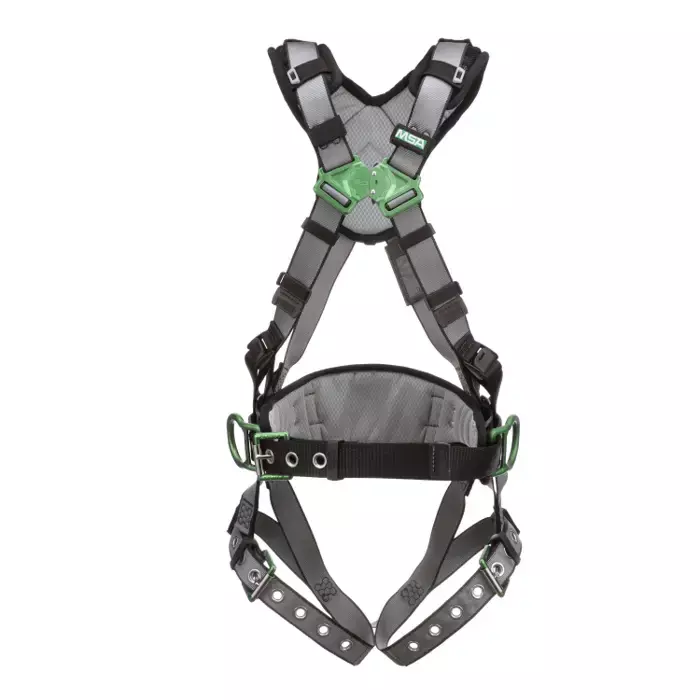 MSA V-Fit Construction Harness with Back and Hip D-Rings