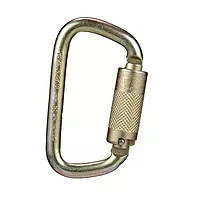 MSA 10089205 9/16" Auto-Locking Steel Carabiner