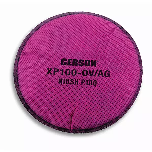 Gerson® Pancake Disc Organic Vapor/Acid Gas Particulate Filter — XP100OVAG