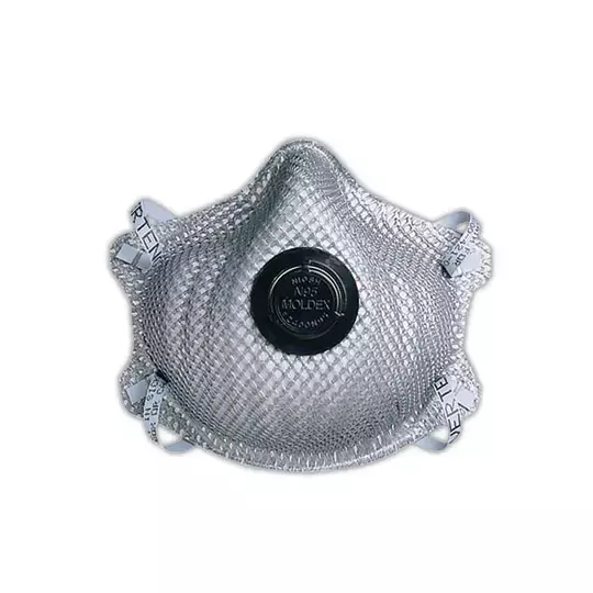 Moldex 2400N95 Particulate Respirator Plus Nuisance Levels of Ozone and Organic Vapors, 10/Dispenser