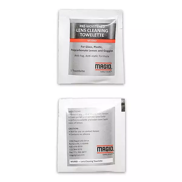 Magid® Lens Cleaning Towelettes — 100/DP