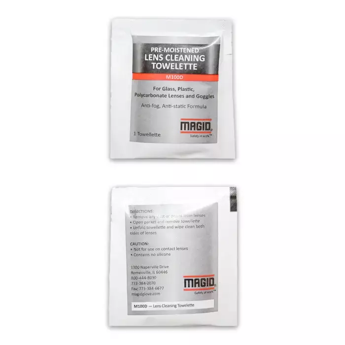 Magid® Lens Cleaning Towelettes — 100/DP