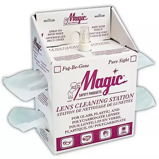 Magic Safety® Large Disposable Lens Cleaning Station - Fog Be Gone