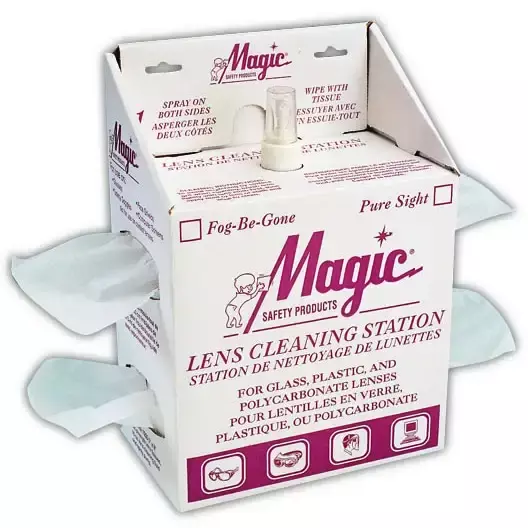 Magic Safety® Large Disposable Lens Cleaning Station - Fog Be Gone