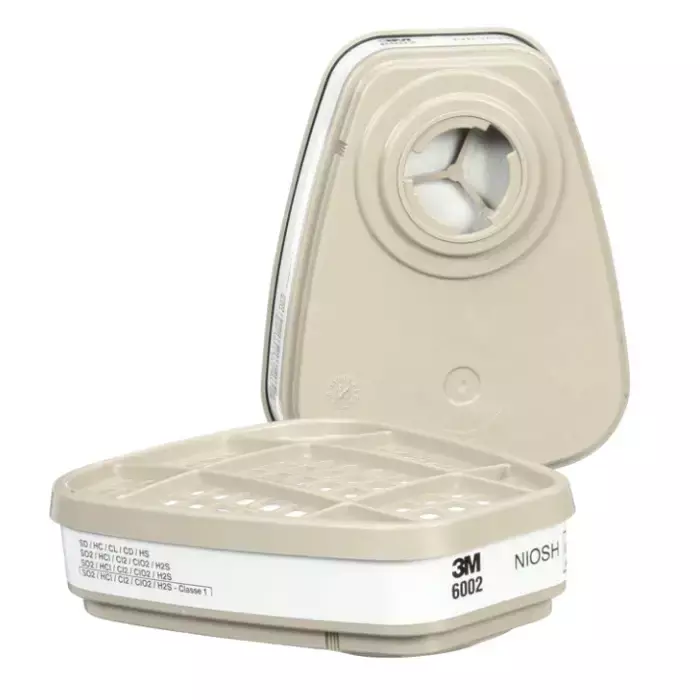 3M 6002 NIOSH Approved Acid Gas Cartridges, 2 pack