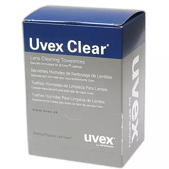 Uvex® Moistened Lens Cleaning Towelettes