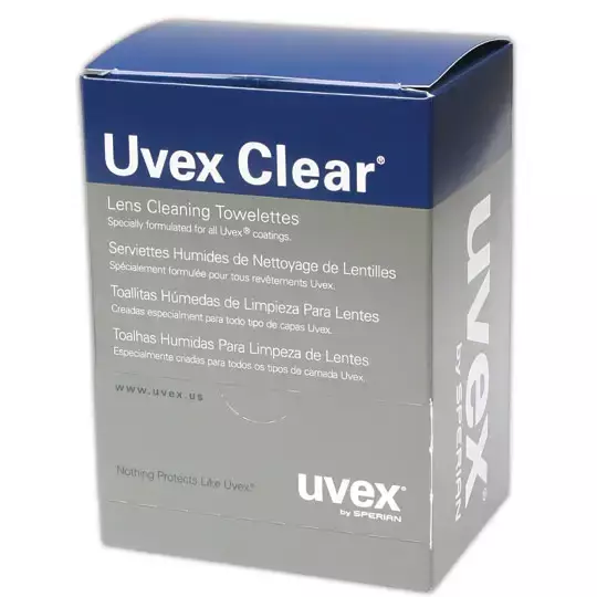 Uvex® Moistened Lens Cleaning Towelettes
