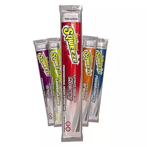 Sqwincher® Sqweeze® Hydration Freeze Pops Assorted, Case of 150 Freeze Pops