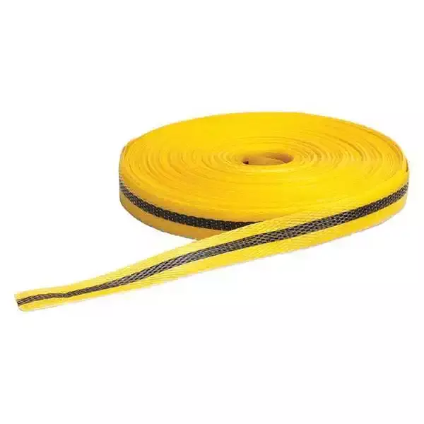 Brady 91175 3/4" X 150' Yellow and Black Woven Barricade Tape