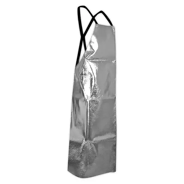 Magid AK35X44BR 35" x 44" Aluminum Kevlar Bib Style Apron With Attached Web Ties