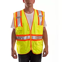 Tingley® Job Sight™ High-Visibility Yellow/Orange Two-Tone Vest