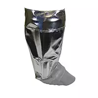 Steel Grip Aluminized Rayon/Leather Spat/ Legging